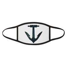 Load image into Gallery viewer, Big Blue Anchor Mixed-Fabric Face Mask