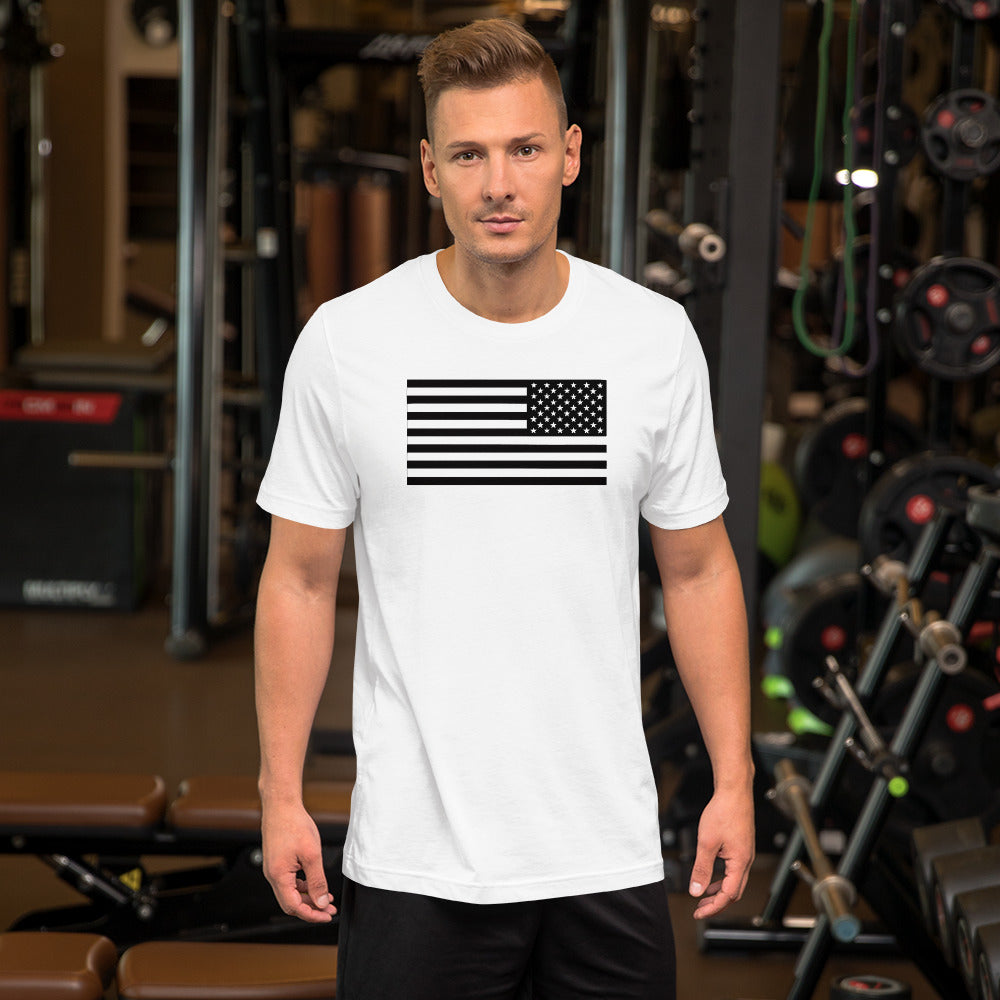 Subdued Battle Flag Short-Sleeve Unisex T-Shirt (Lux)