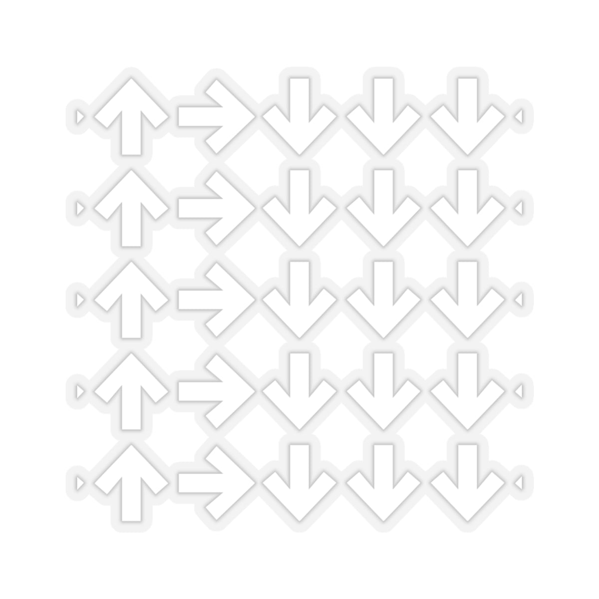 Helldivers 500kg White Stickers