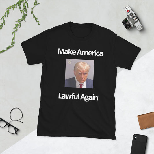 Donald Trump Mugshot Short-Sleeve Unisex T-Shirt