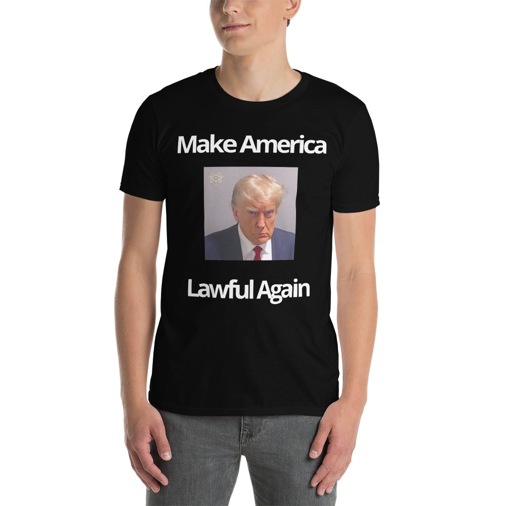Donald Trump Mugshot Short-Sleeve Unisex T-Shirt