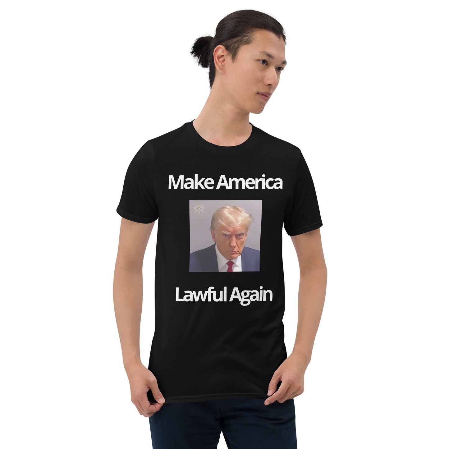 Donald Trump Mugshot Short-Sleeve Unisex T-Shirt