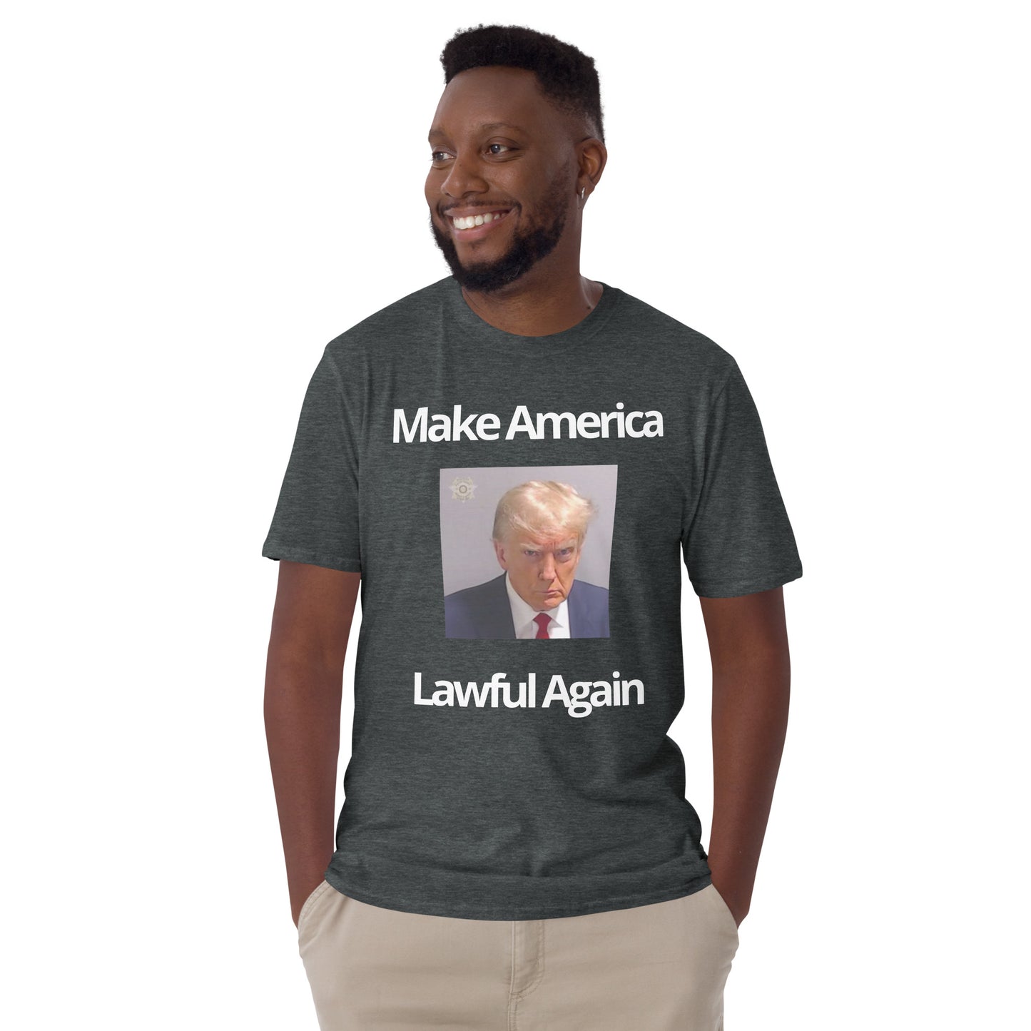 Donald Trump Mugshot Short-Sleeve Unisex T-Shirt