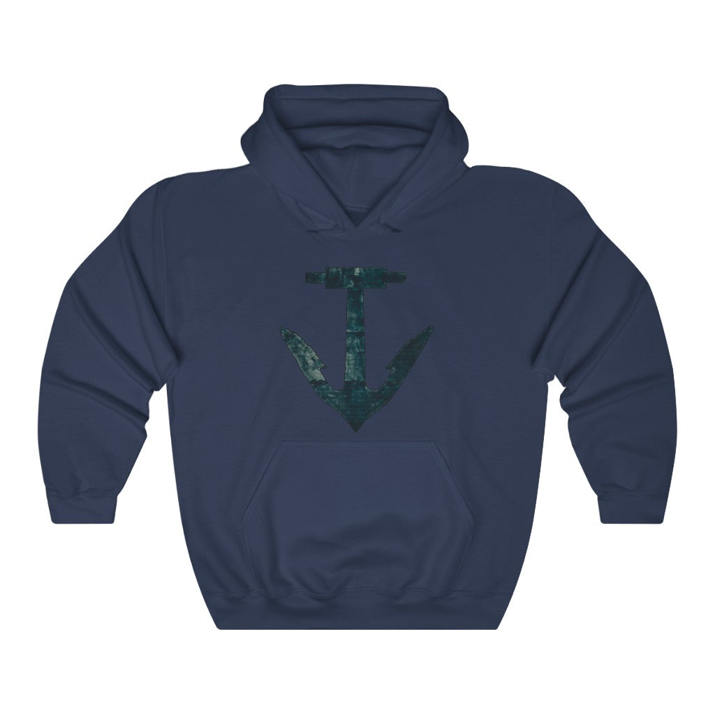 Big Blue Anchor Unisex Heavy Blend™ Hooded Sweatshirt