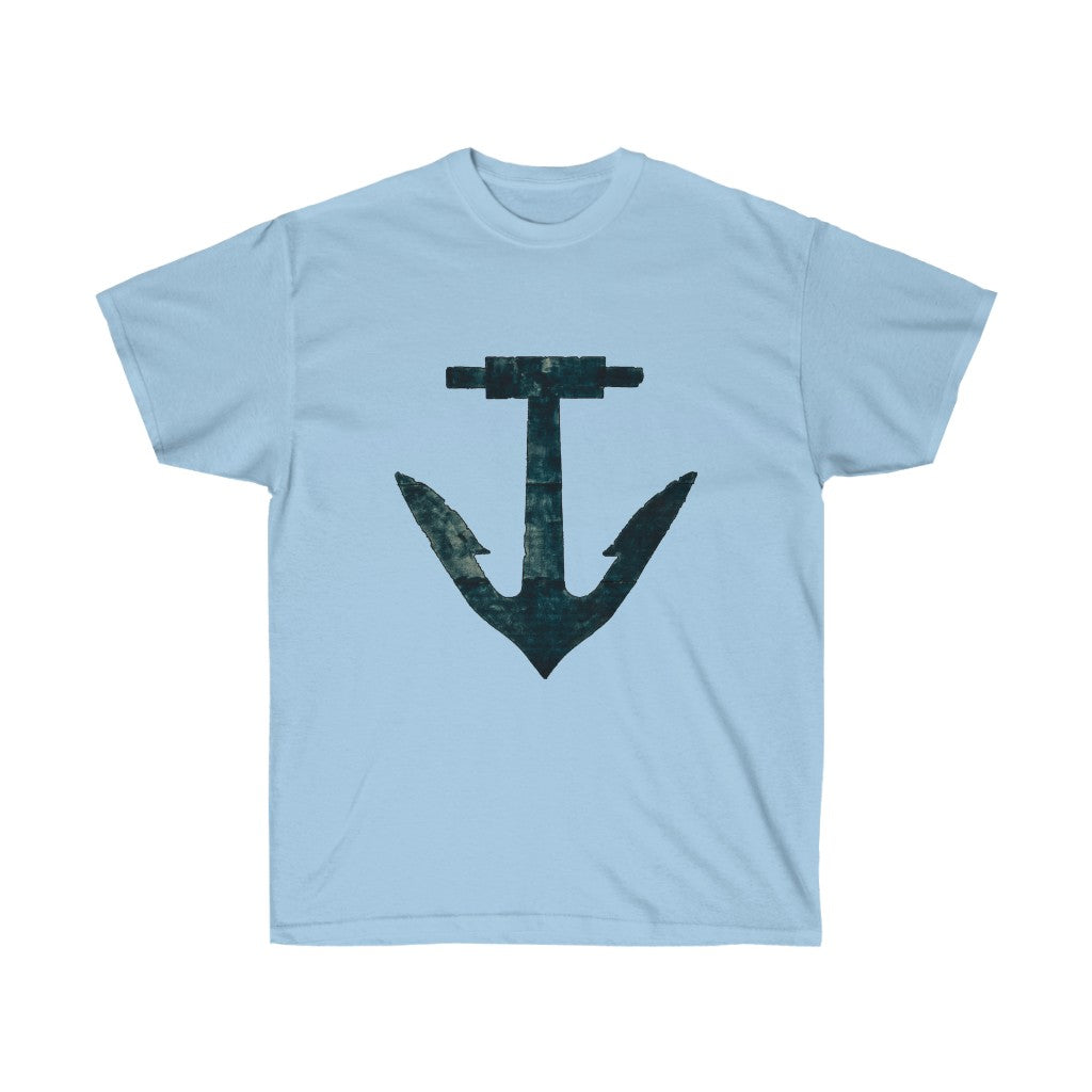 Big Blue Anchor Unisex Ultra Cotton Tee