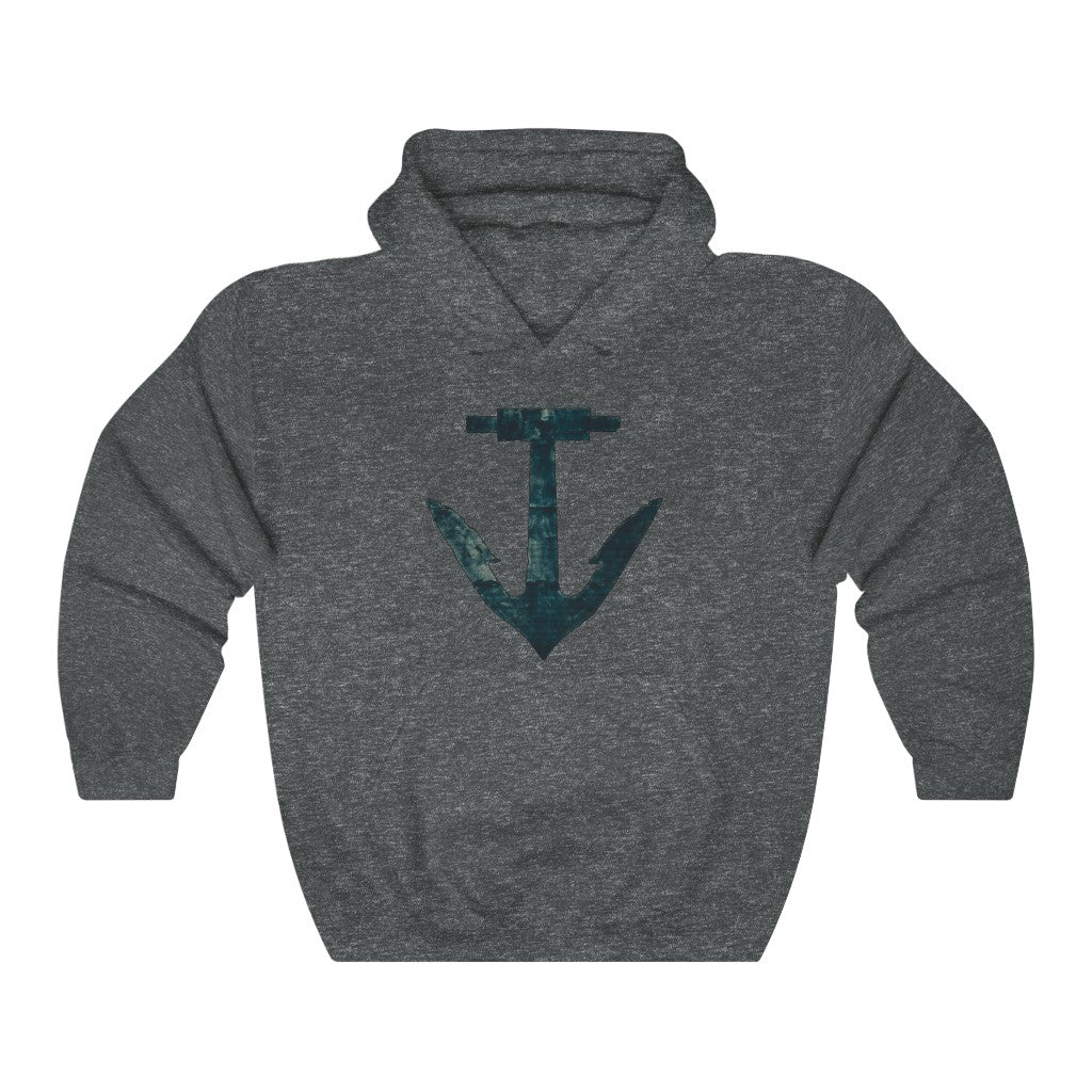 Big Blue Anchor Unisex Heavy Blend™ Hooded Sweatshirt