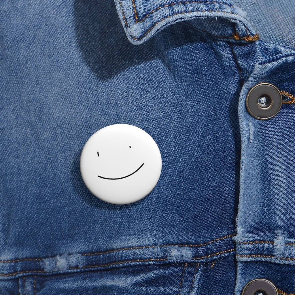 Smile Custom Pin Buttons