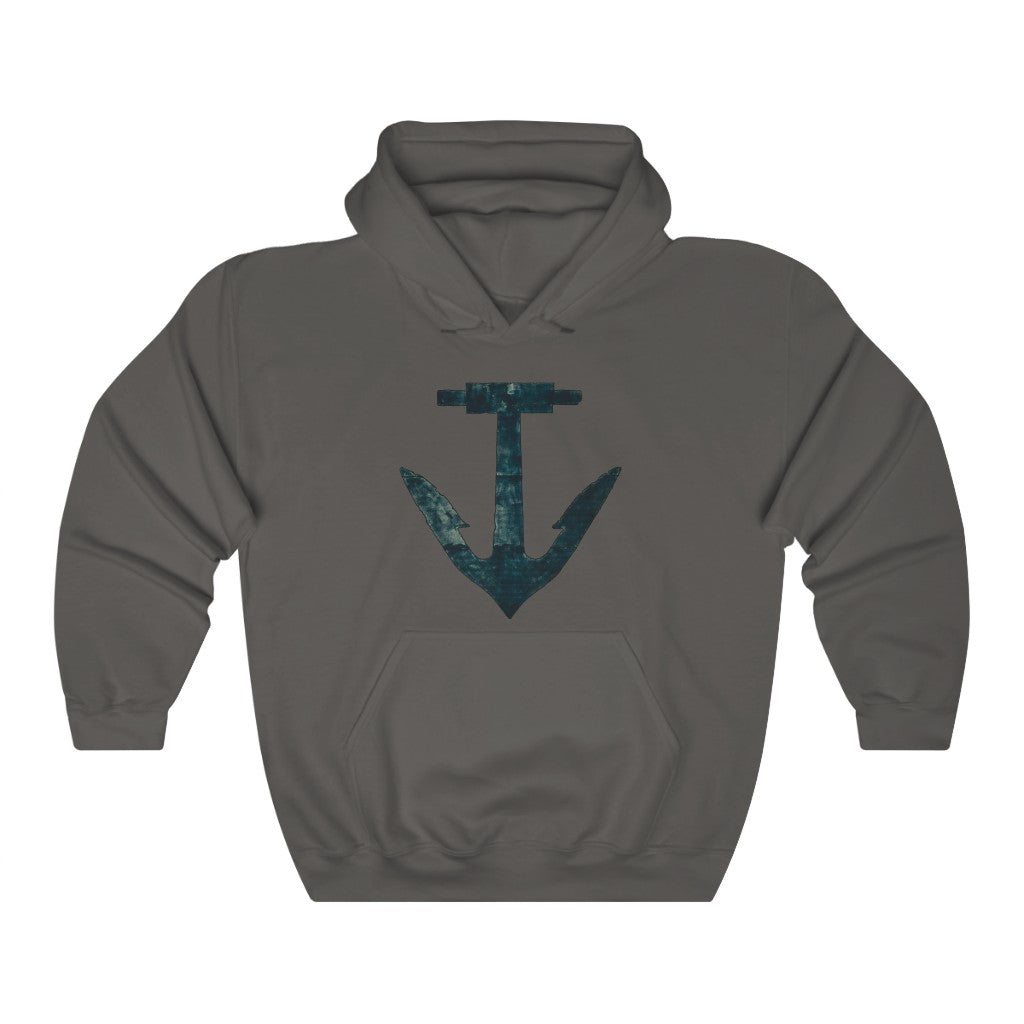 Big Blue Anchor Unisex Heavy Blend™ Hooded Sweatshirt