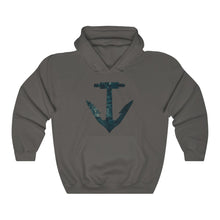 Load image into Gallery viewer, Big Blue Anchor Unisex Heavy Blend™ Hooded Sweatshirt
