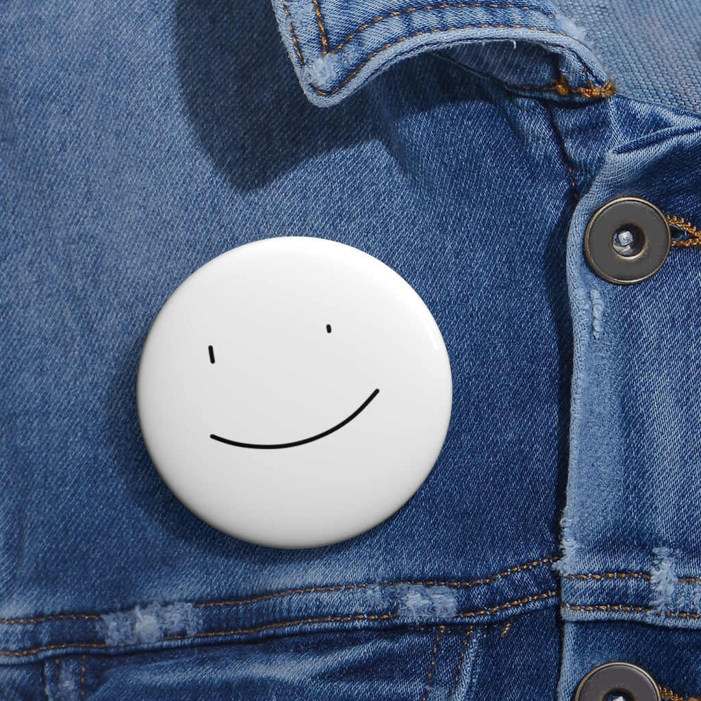 Smile Custom Pin Buttons