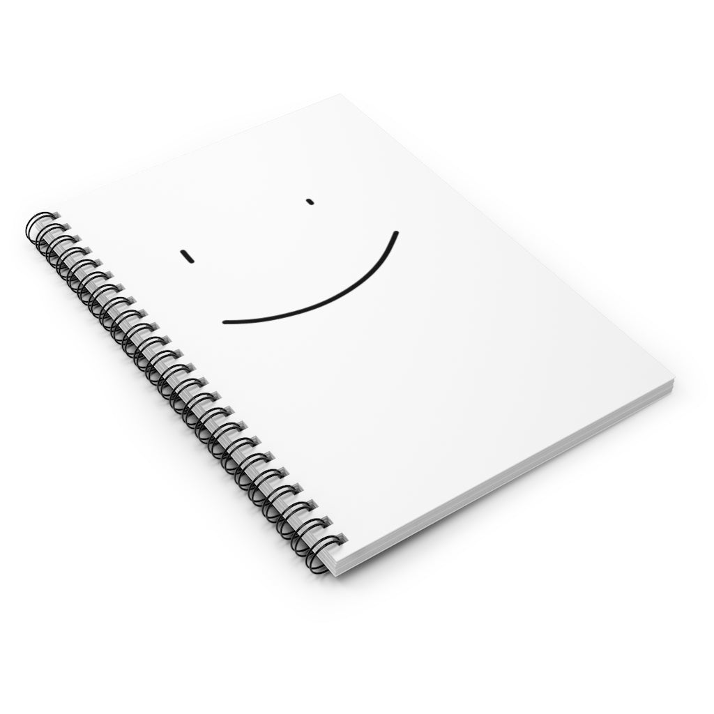 Smile Spiral Notebook - Ruled Line