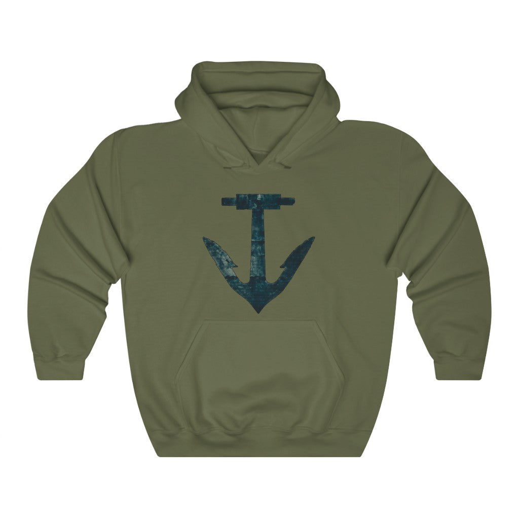 Big Blue Anchor Unisex Heavy Blend™ Hooded Sweatshirt