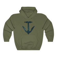 Load image into Gallery viewer, Big Blue Anchor Unisex Heavy Blend™ Hooded Sweatshirt
