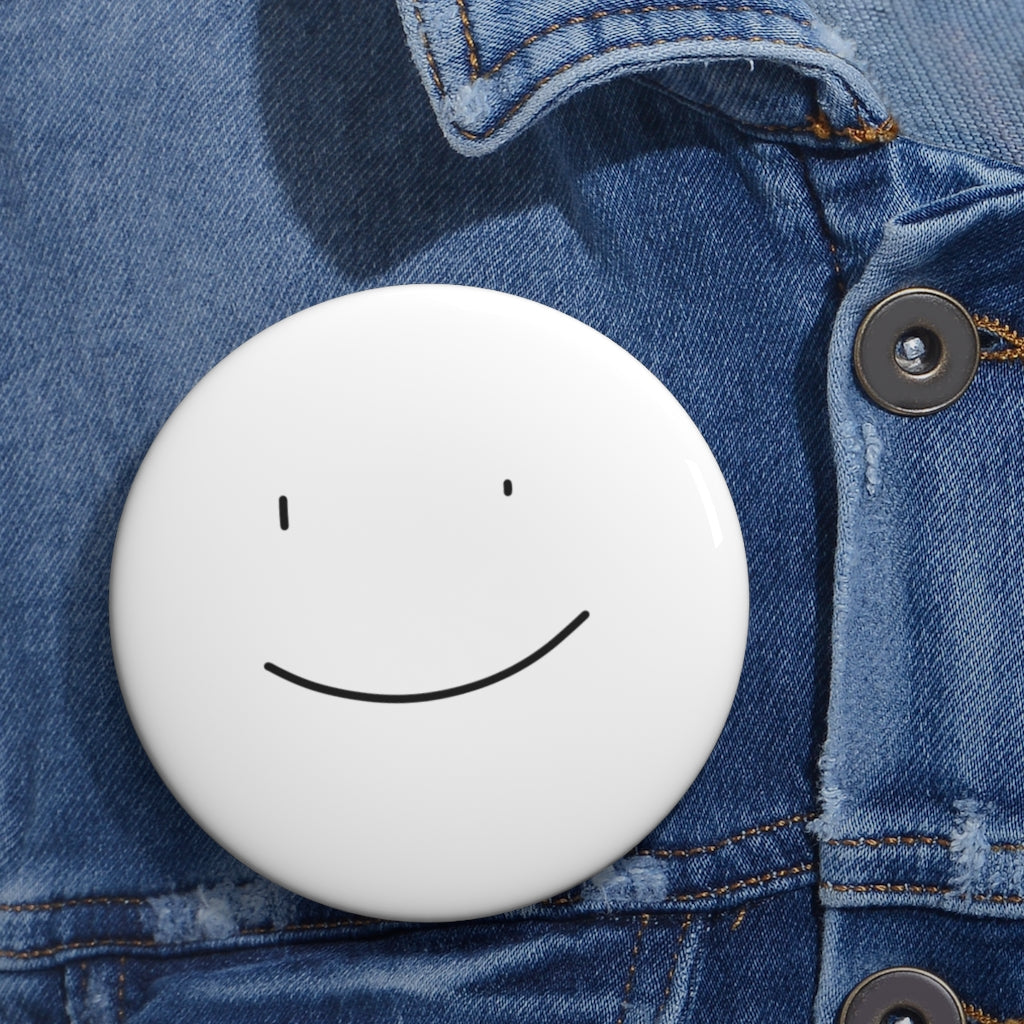 Smile Custom Pin Buttons