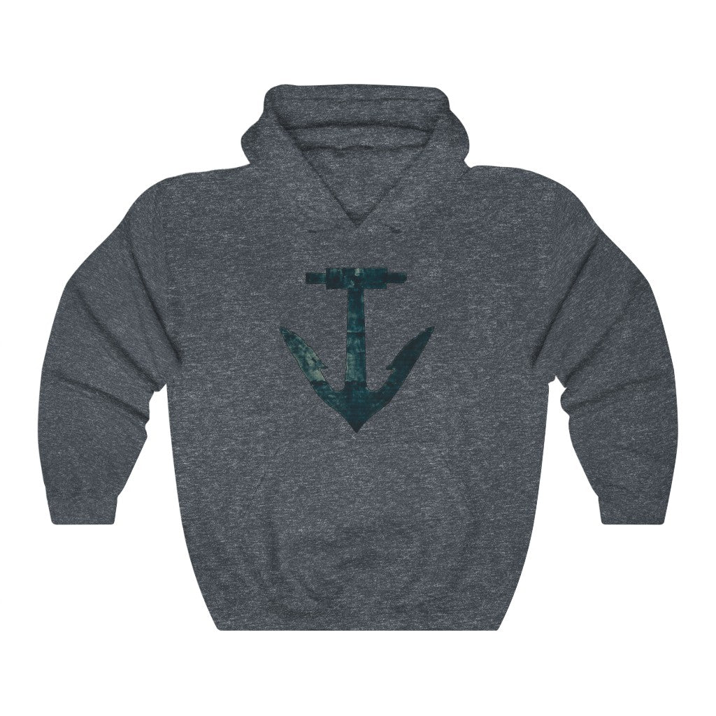 Big Blue Anchor Unisex Heavy Blend™ Hooded Sweatshirt