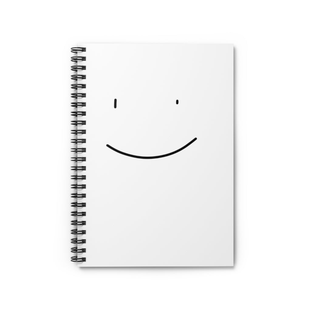 Smile Spiral Notebook - Ruled Line
