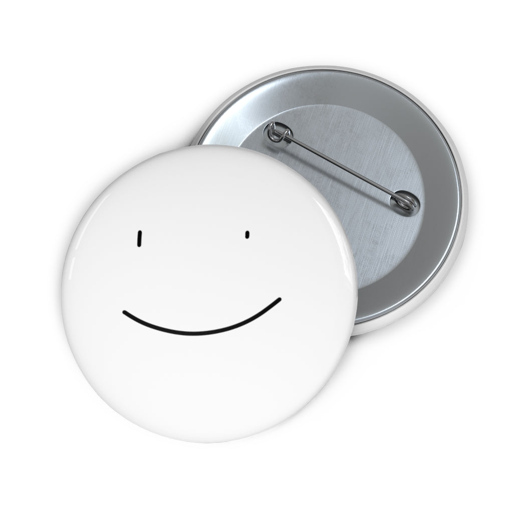 Smile Custom Pin Buttons