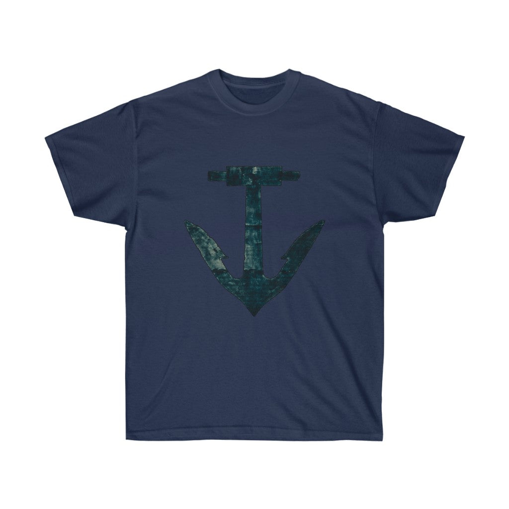 Big Blue Anchor Unisex Ultra Cotton Tee