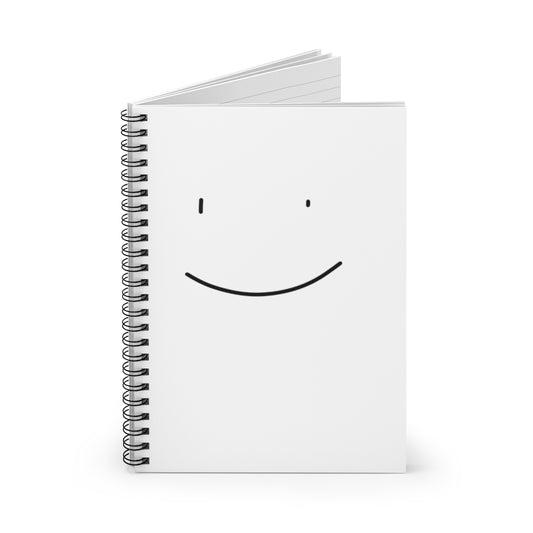 Smile Spiral Notebook - Ruled Line