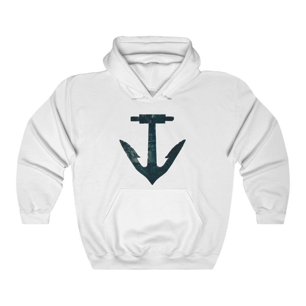 Big Blue Anchor Unisex Heavy Blend™ Hooded Sweatshirt