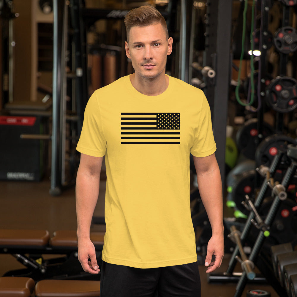 Subdued Battle Flag Short-Sleeve Unisex T-Shirt (Lux)